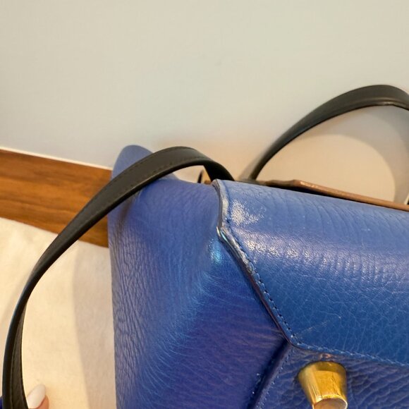 CELINE Smooth Calfskin Mini Tri-Color Belt Bag - Picture 11 of 16